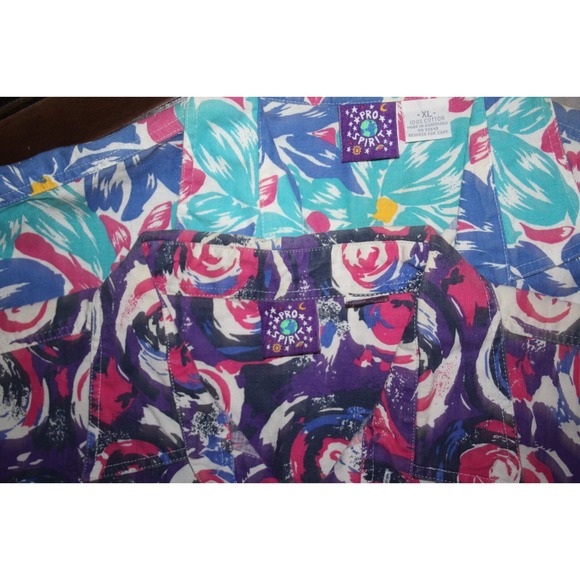 Lot of 2 Pro Spirit Hawaiian Shirts Men's XL Cotton Atomic‎ Vintage Button Ups - Picture 4 of 11